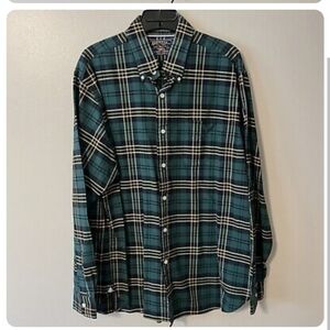 NWT American Living Mens Plaid Longsleeve